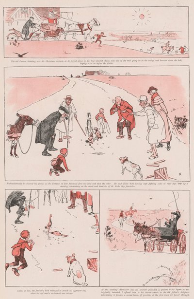 大地主のクリスマスプレゼント 作： Cecil Charles Windsor Aldin